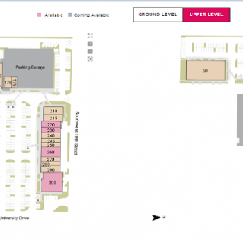Plan of mall Market on University
