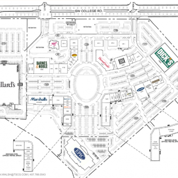 Plan of mall Market Street at Heath Brook