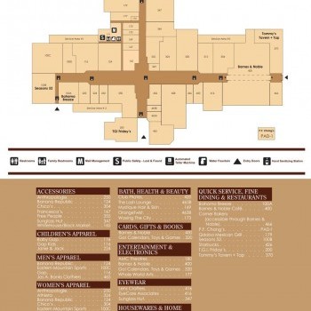 Plan of mall MarketFair - Princeton