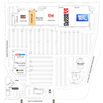 Plan of mall Marketplace