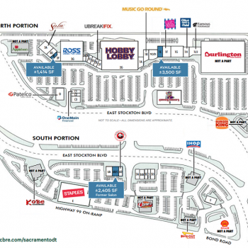 Plan of mall Marketplace 99