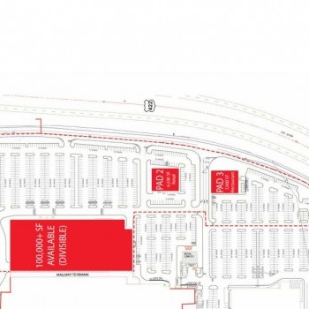 Plan of mall Marketplace at Oaks