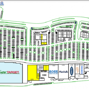 Plan of mall Marketplace at Seminole Towne Center