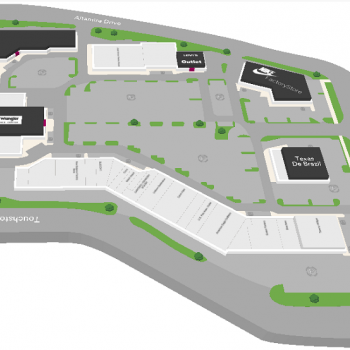 Plan of mall Orlando Outlet Marketplace