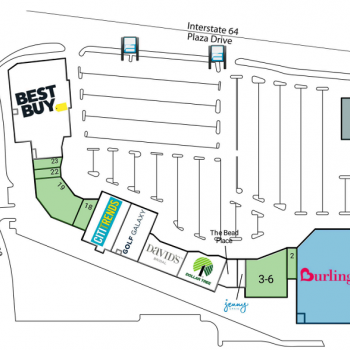 Plan of mall Marketplace Shopping Center