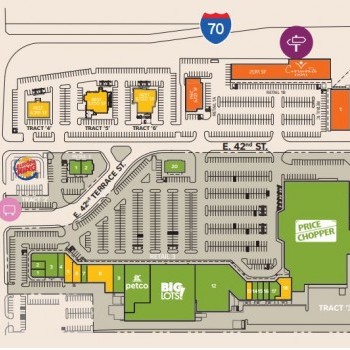 Plan of mall Marketplace Shopping Center