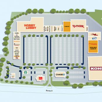 Plan of mall Marlboro Plaza