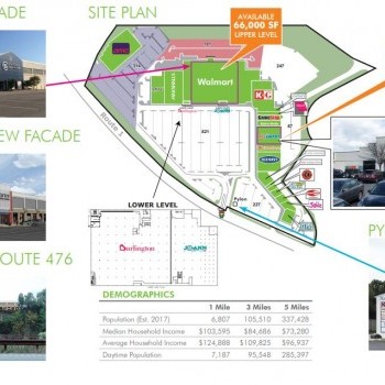 Plan of mall Marple Crossroads