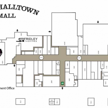 Plan of mall Marshalltown Mall (Marshall Town Center)