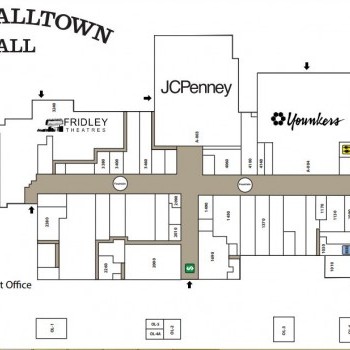 Plan of mall Marshalltown Mall