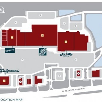 Plan of mall Martin Square