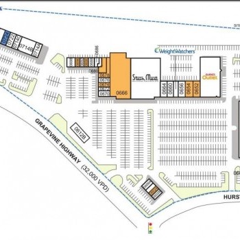 Plan of mall Mayfair Village