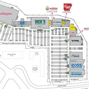 Plan of mall McCain Plaza