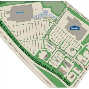 Plan of mall McDonough Marketplace