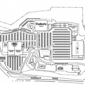 Plan of mall McIntyre Square Shopping Center