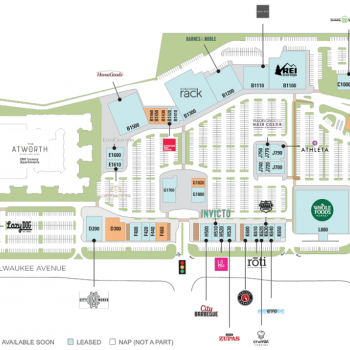 Plan of mall Mellody Farm