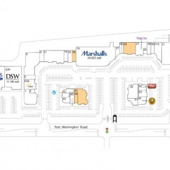 Plan of mall Mequon Pavilions