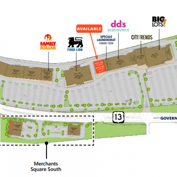 Plan of mall Merchant's Square
