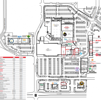 Plan of mall Merchants' Square