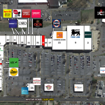 Plan of mall Merchants Walk Shopping Center