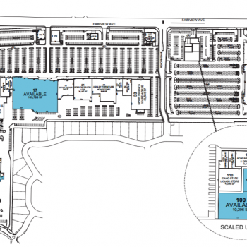 Plan of mall Meridian Crossroads