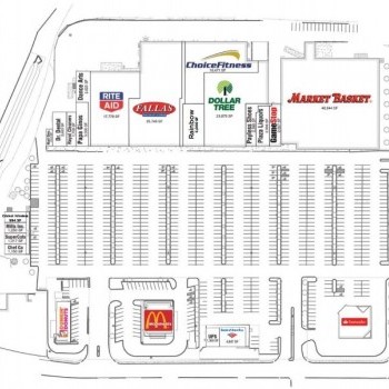 Plan of mall Merrimac Plaza