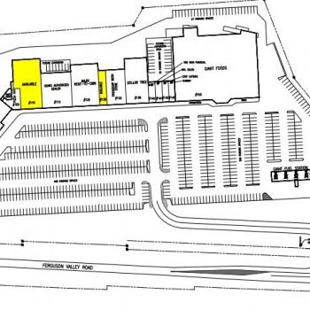 Plan of mall Mifflin County Commons