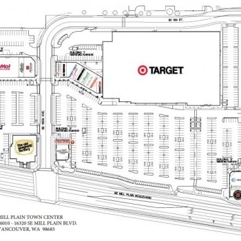 Plan of mall Mill Plain Town Center