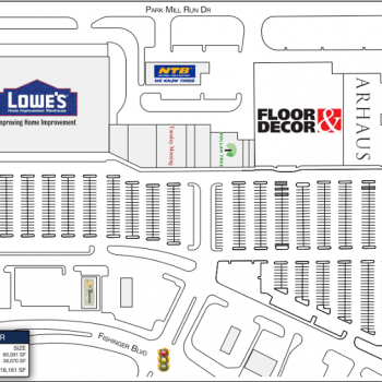 Plan of mall Mill Run Square