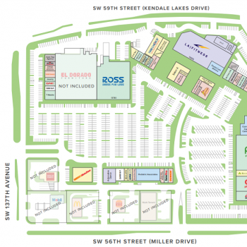 Plan of mall Miller Square Shopping Center