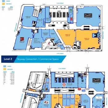 Plan of mall Minneapolis City Center