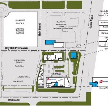 Plan of mall Miramar Town Center