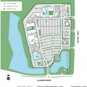 Plan of mall Mission Bay Plaza