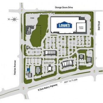 Plan of mall Mission Bell Shopping Center