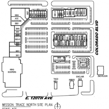 Plan of mall Mission Trace North Shopping Center