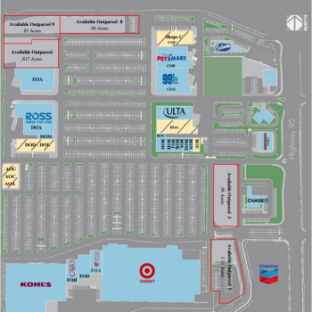 Plan of mall Mohave Crossroads Shopping Center