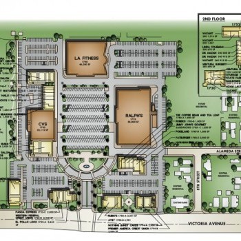 Plan of mall Montalvo Square