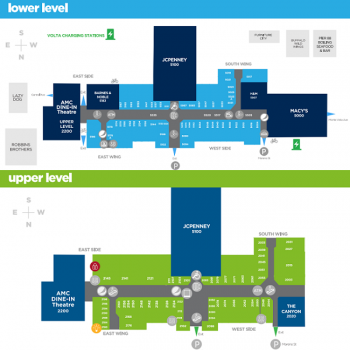 Plan of mall Montclair Place