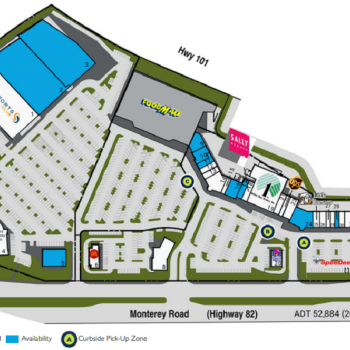 Plan of mall Monterey Plaza