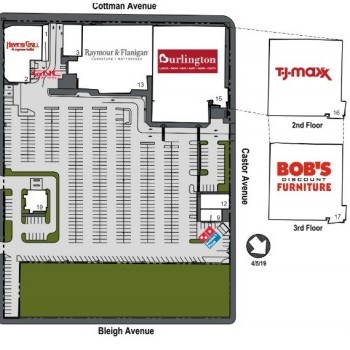 Plan of mall Montgomery Square