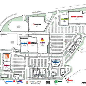 Plan of mall Montrose Crossing Shopping Center
