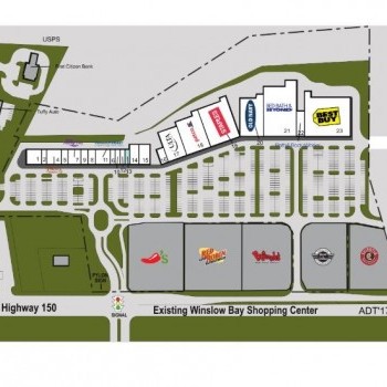 Plan of mall Mooresville Crossing