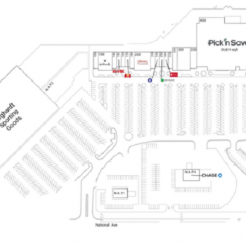 Plan of mall Moorland Square Shopping Cente