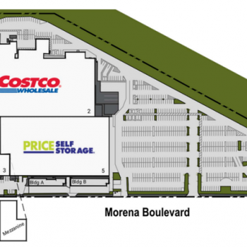 Plan of mall Morena Plaza