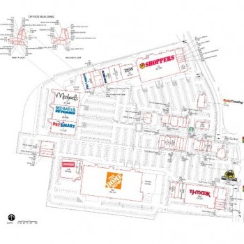 Plan of mall Mount Vernon Plaza