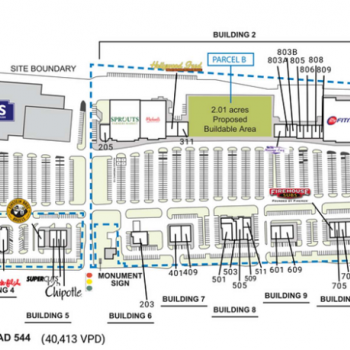 Plan of mall Murphy Marketplace