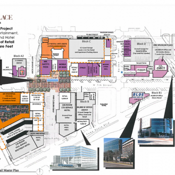 Plan of mall Museum Place