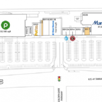 Plan of mall Naples Plaza