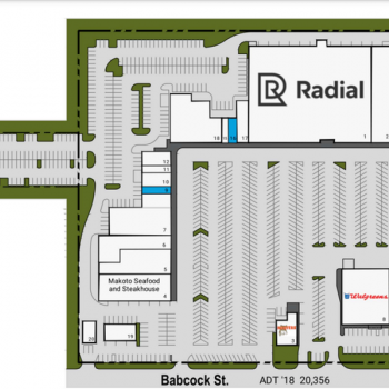 Plan of mall Nasa Plaza