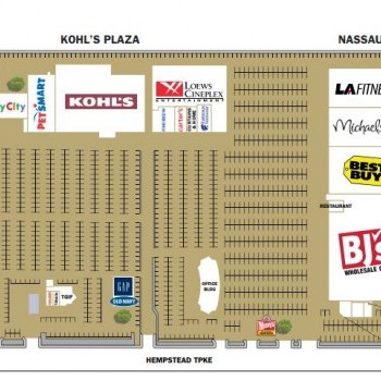 Plan of mall Nassau Mall & Kohl's Plaza